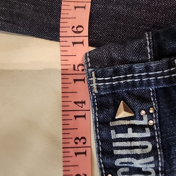 Cruel Jeans Women's Size 9 Long L34 Sasha Boitcut - Picture 8 of 10